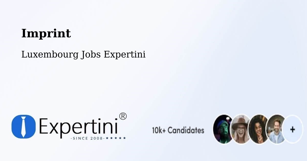 Imprint – Steinsel - Luxembourg Jobs Expertini